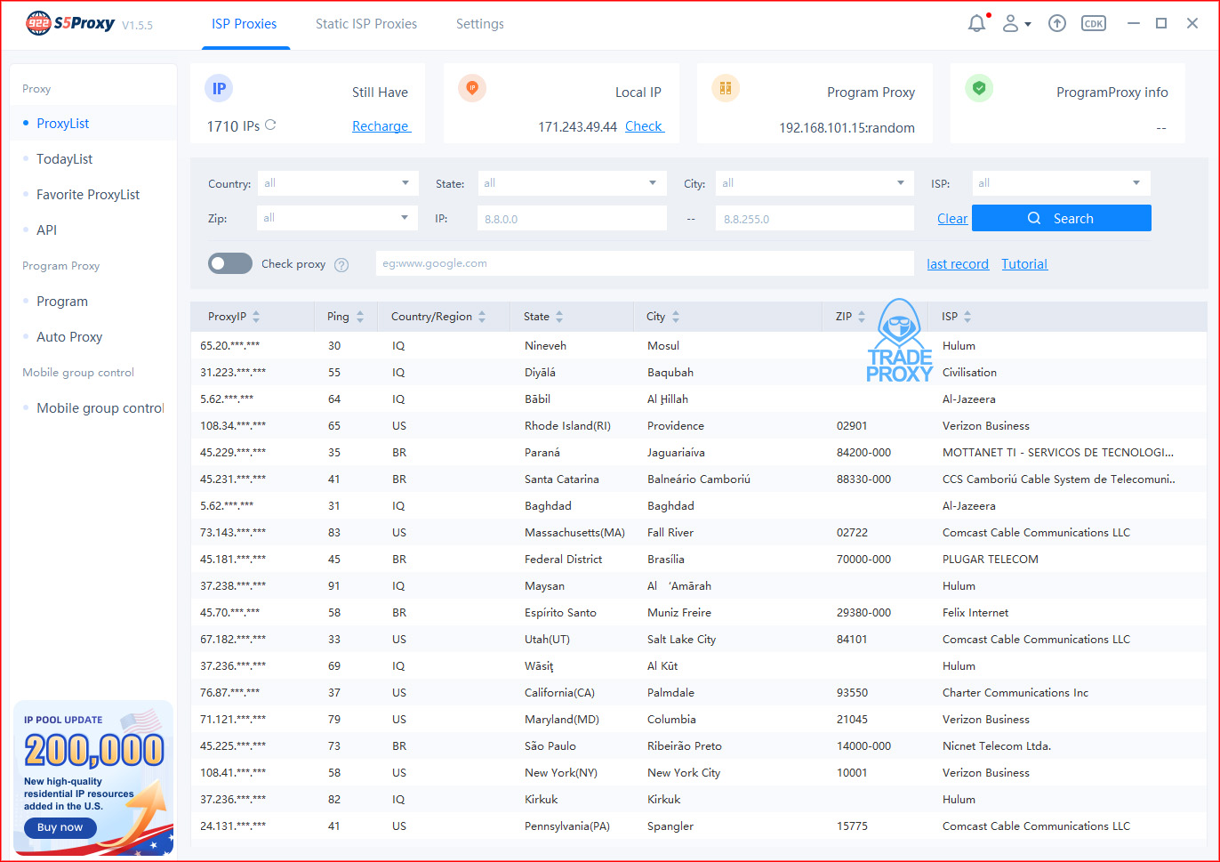 software 922 proxy