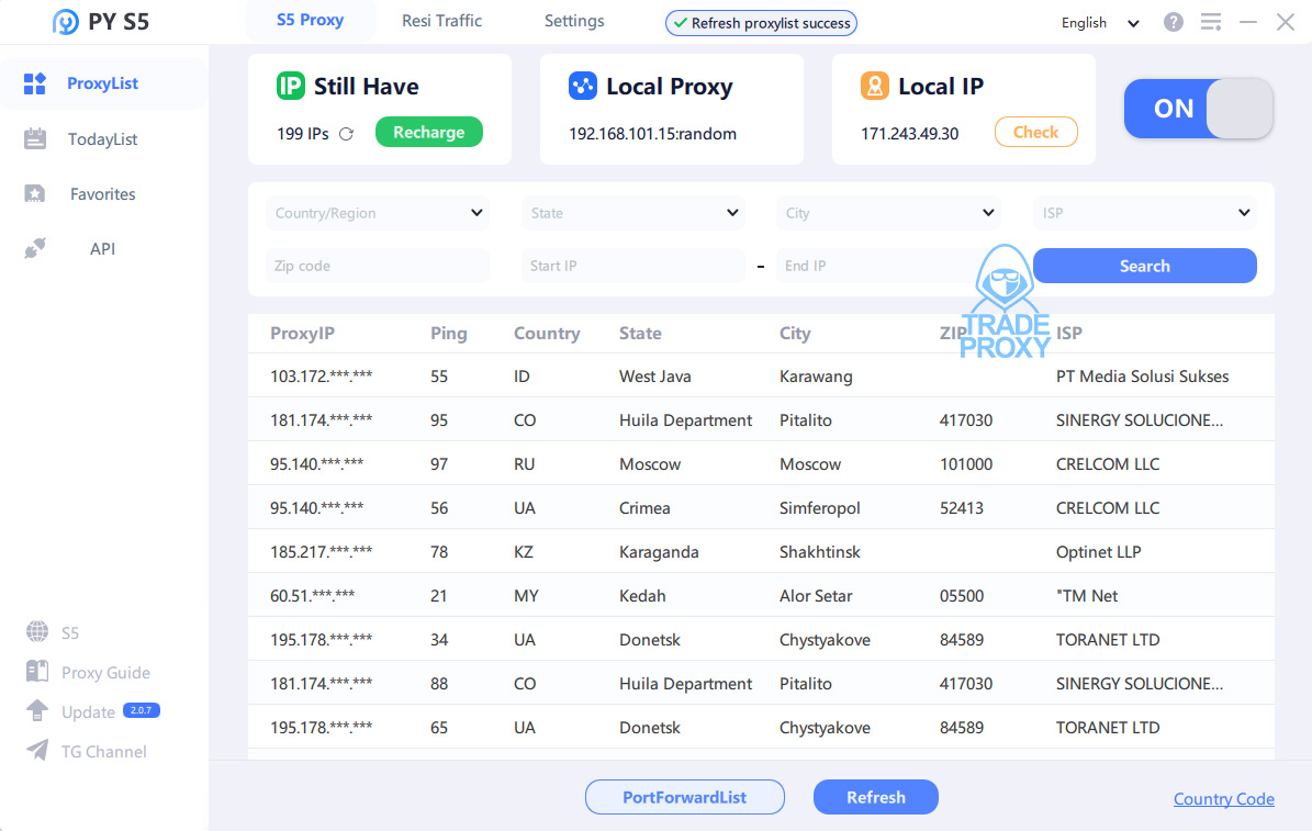 Software Pyproxy